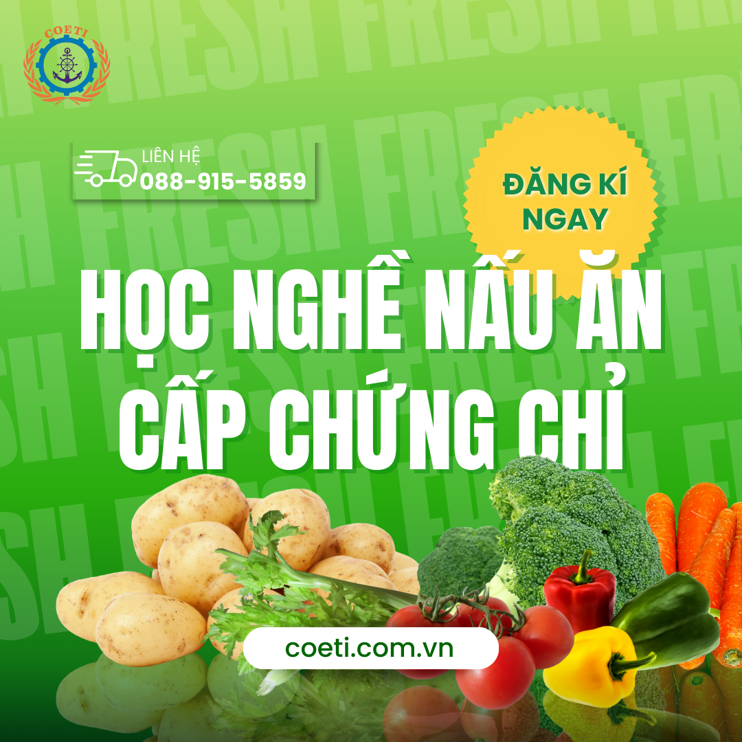 LỚP NẤU ĂN CẤP CHỨNG CHỈ