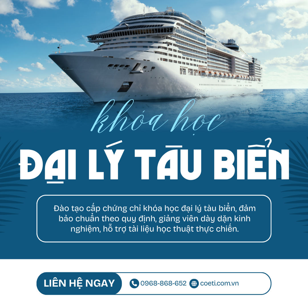 NGHIỆP VỤ ĐẠI LÝ TÀU BIỂN CẤP CHỨNG CHỈ